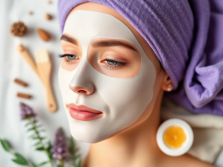 DIY face packs made with kitchen ingredients like honey, yogurt, oatmeal, banana, and aloe vera