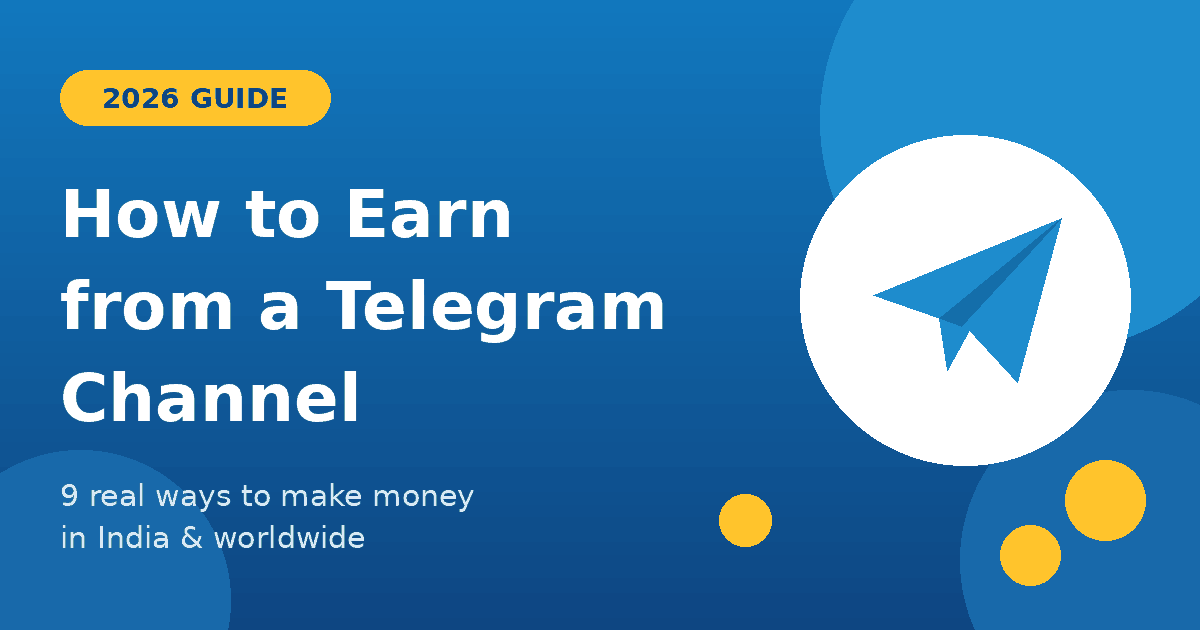 Earn from telegram channel